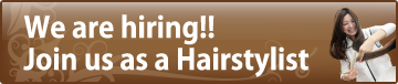 We are hiring!! Join us as a Hairstylist